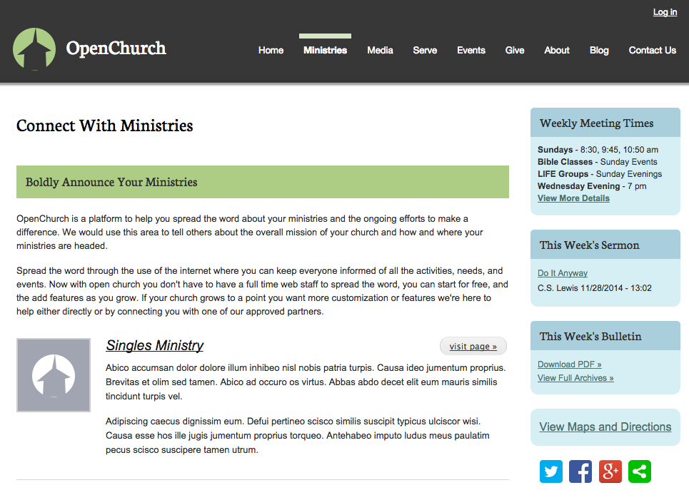 OpenChurch Ministries